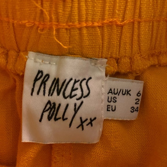 Princess Polly Greta Mini Skirt Orange (size 2) - Picture 3 of 3